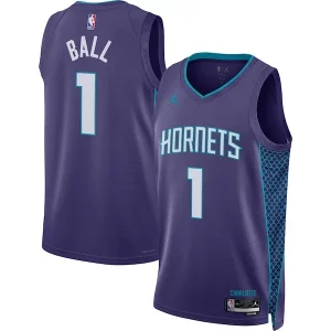Versatile Carino LaMelo Ball Charlotte Hornets Jordan Brand Unisex Swingman Jersey Statement Edition Purple  per i veri fan
