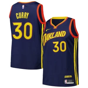Versatile Carino Stephen Curry Golden State Warriors Nike Swingman Player Jersey City Edition Royal  per i veri fan