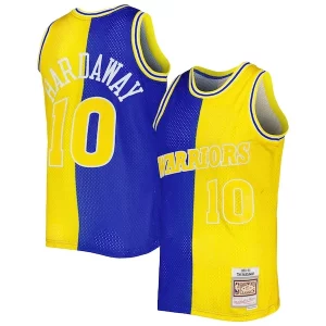 Versatile Classico Fantastico Tim Hardaway Golden State Warriors Hardwood Classics 1990/91 Split Swingman Jersey Royal/Gold  per i veri fan