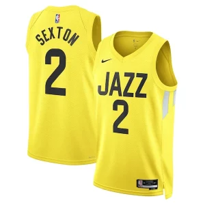 Versatile Collin Sexton Utah Jazz Nike Unisex Swingman Jersey Icon Edition Gold  per i veri fan
