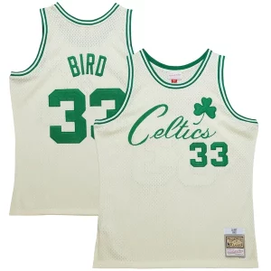 Versatile Cool Larry Bird Boston Celtics Chainstitch Swingman Jersey Cream  per i veri fan