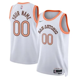 Versatile Eccezionale San Antonio Spurs Nike Unisex 2023/24 Custom Swingman Jersey White City Edition  per i veri fan