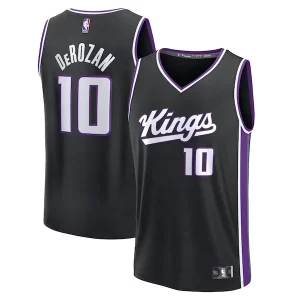 Meraviglioso DeMar DeRozan Sacramento Kings Fast Break Replica Player Jersey Icon Edition Black  per i veri fan