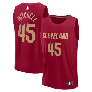 Resistente Bellissimo Moderno Donovan Mitchell Cleveland Cavaliers Youth Fast Break Replica Player Jersey Icon Edition Wine  per i veri fan
