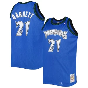 Versatile Moderno Kevin Garnett Minnesota Timberwolves Big & Tall Hardwood Classics 2003/04 Swingman Jersey Blue  per i veri fan