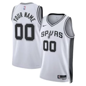 Versatile San Antonio Spurs Nike Unisex Swingman Custom Jersey White Association Edition  per i veri fan