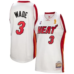 Versatile Splendido Dwyane Wade Miami Heat 2005 06 Authentic Player Jersey White  per i veri fan