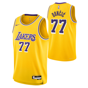 Versatile Splendido Moderno Luka Dončić Los Angeles Lakers Nike Unisex Swingman Jersey Icon Edition Gold  per i veri fan