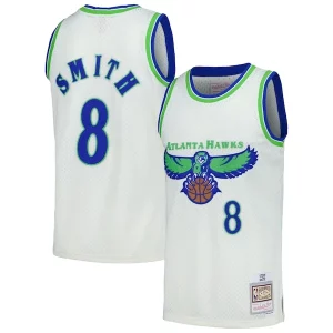 Versatile Splendido Steve Smith Atlanta Hawks Chainstitch Swingman Jersey Cream  per i veri fan