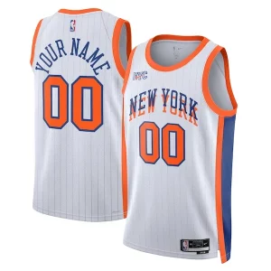 Versatile Stupendo Lussuoso New York Knicks Nike Unisex 2024/25 Custom Swingman Jersey City Edition White  per i veri fan