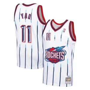 Versatile Yao Ming Houston Rockets 2002 03 Hardwood Classics Swingman Jersey White  per i veri fan
